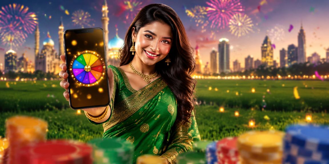 Roulette game in Bogura — player in saree